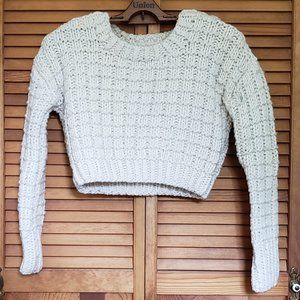 Cropped Sweater by JOA Los Angeles